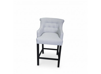 Gray Bar Stool Designer Fabric Design Lounge Chairs Set of 8