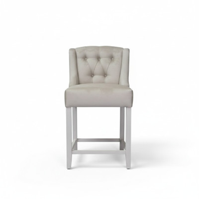 Modern Brown Chesterfield Bar Stools Luxury Seat Designer x8 Chairs