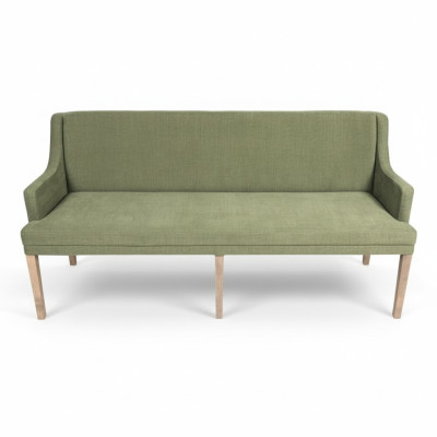 Bench textile seating benches Chesterfield restaurant fabric store sofa leather