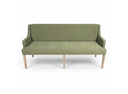 Bench textile seating benches Chesterfield restaurant fabric store sofa leather