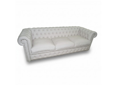 Chesterfield three-seater couch upholstered sofa design leather sofas couches 3-seater