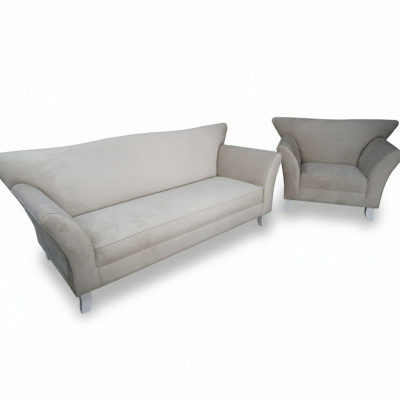 Sofa 3-Seater + 1-Seater Sofa Set Upholstered Designer Couches Sofas Set