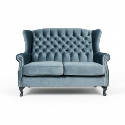 Sofa 2-seater Chesterfield upholstery design luxury couch sofas wing chair