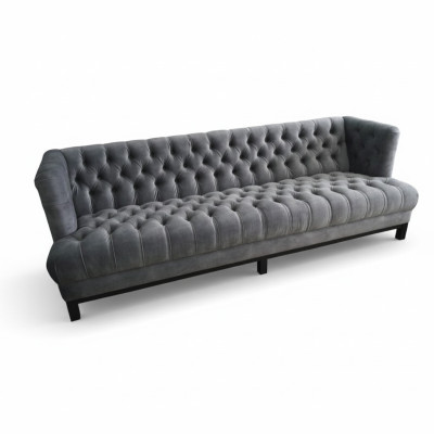 Classic design couch upholstered sofa three-seater fabric couches 3-seater sofas
