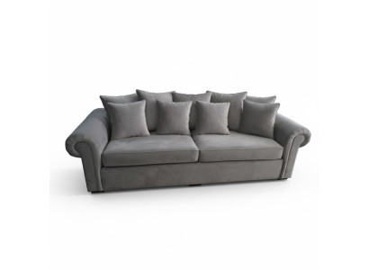 Sofa 3-seater Chesterfield upholstery classic sofas three-seater fabric couches