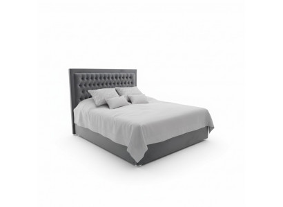 Chesterfield bed upholstered double hotel decor beds bedroom 140x200cm