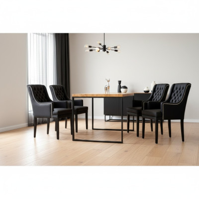 Dining table kitchen modern extendable wooden table wood tables