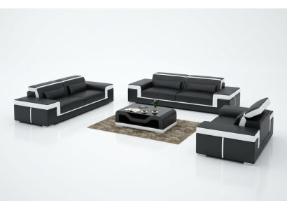 Sofa set couch upholstery sofa 3+1+1 complete set set 3-piece.