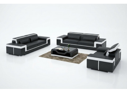 Sofa set couch upholstery sofa 3+1+1 complete set set 3-piece.