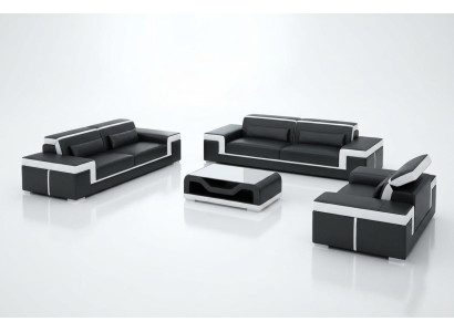 Modern living room sofa set couch seating arrangement 3+2+1 complete set new