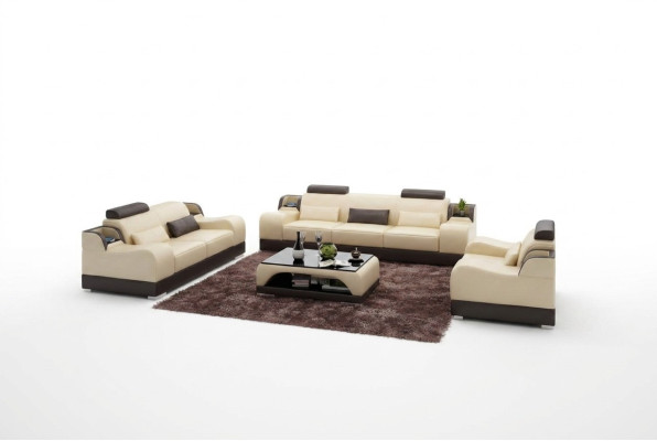 Design sofa set couch upholstery sofas leather 3+2 seater complete set new modern