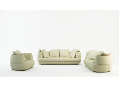 Perfect Harmony Large Leather U-Shaped Corner Sofa for a Stylish Living Room