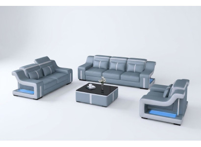 Sofa set 3+1 seats G8047D couch upholstery seat set sofa living room leather