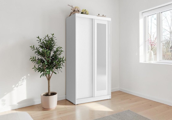 Design wardrobe sliding cabinets wood sliding doors wardrobe 100cm