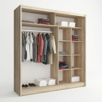 Multipurpose Shelf Cabinet Storage Wardrobes 200cm