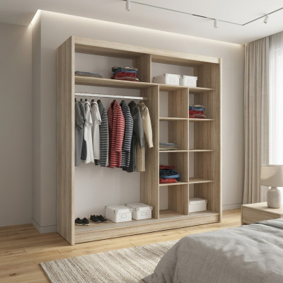 Multi-purpose shelves cabinet decor shelf storage wardrobes 200cm