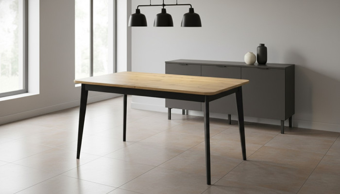 Modern wooden dining table extending dining room tables wood tables
