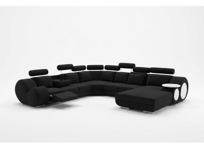 Sofa Designer Living Landscape U-Form Couch Corner Sofa with USB Upholstery Set Sofas