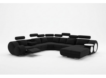 Sofa Designer Living Landscape U-Form Couch Corner Sofa with USB Upholstery Set Sofas
