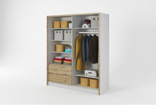 Multipurpose Shelves Wardrobe Closet Storage Shelving Unit 180cm New