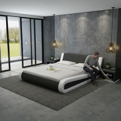 Waterbed Hotel Double Bed Complete Beds Leather Bed Upholstered Bed Water + USB