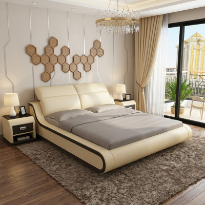 Waterbed Hotel Double Bed Beds With USB Complete Leather Bed Upholstered Bed Water