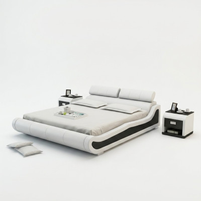 Waterbed Hotel Double Bed Beds With USB Complete Leather Bed Upholstered Bed Water
