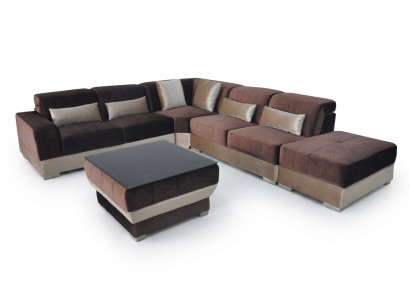 Discover luxury and comfort and the perfect upholstered L-sofa for your living room.
