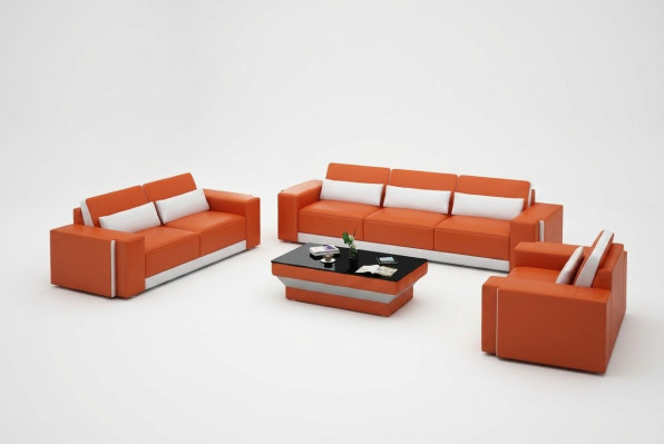 Leather sofa with USB, couch living area sofa set, sofa ensemble design modern