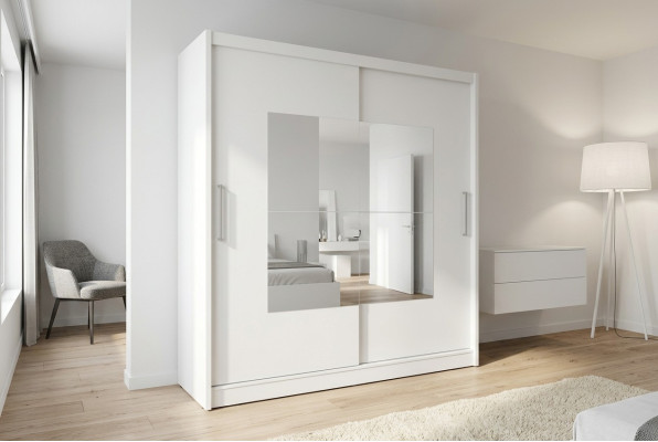 Multipurpose cabinet 200cm storage shelves wardrobe cloakroom