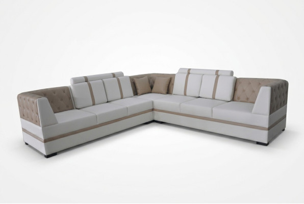 Leather sofa couch living landscape corner suite design modern sofa USB L shape A1128