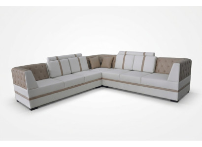 Leather sofa couch living landscape corner suite design modern sofa USB L shape A1128