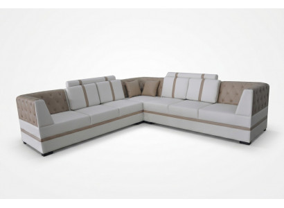 Leather sofa couch living landscape corner suite design modern sofa USB L shape A1128
