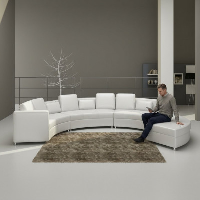 Leather sofa couch living landscape corner sofa corner set design modern sofa USB A1102