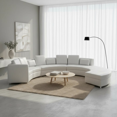 Leather sofa couch living landscape corner sofa corner set design modern sofa USB A1102