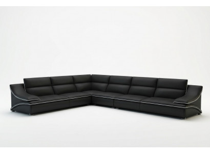 Leather sofa couch living landscape corner sofa corner design modern sofa USB A1160