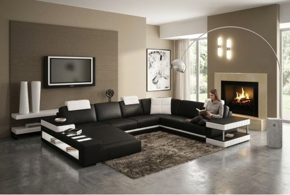Redefining living comfort with modern aesthetics with our U-shaped corner sofa.