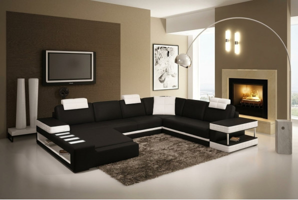 Redefining living comfort with modern aesthetics with our U-shaped corner sofa.