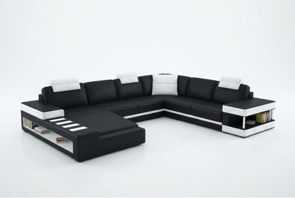 Redefining living comfort with modern aesthetics with our U-shaped corner sofa.