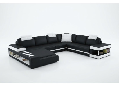 Redefining living comfort with modern aesthetics with our U-shaped corner sofa.