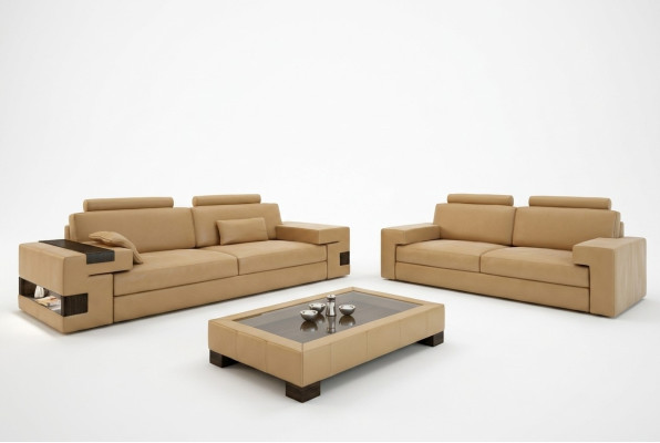 Leather Sofa USB Modern Sofa Set 3+2+1 Couch Seat Upholstery Sofa Set