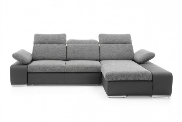 Design corner sofa couch leather multifunctional living area fabric upholstery