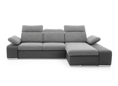 Design corner sofa couch leather multifunctional living area fabric upholstery