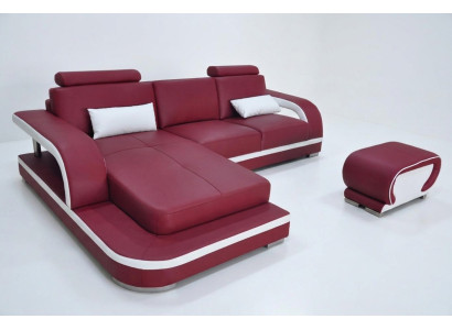 Design corner sofa couch leather multifunction sofas living landscape textile