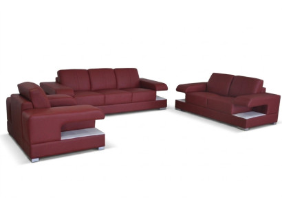 Design corner sofa couch leather upholstery multifunction sofas living landscape