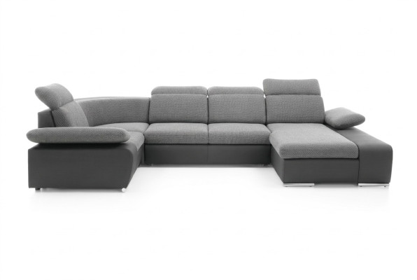 Corner sofa U-shape sofa living landscape suite upholstery bed function design