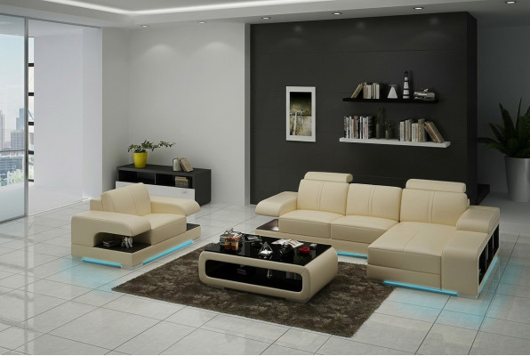 Design corner sofa, sofa bed, multifunction couch, leather, textile upholstery sofas
