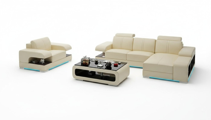 Design corner sofa, sofa bed, multifunction couch, leather, textile upholstery sofas