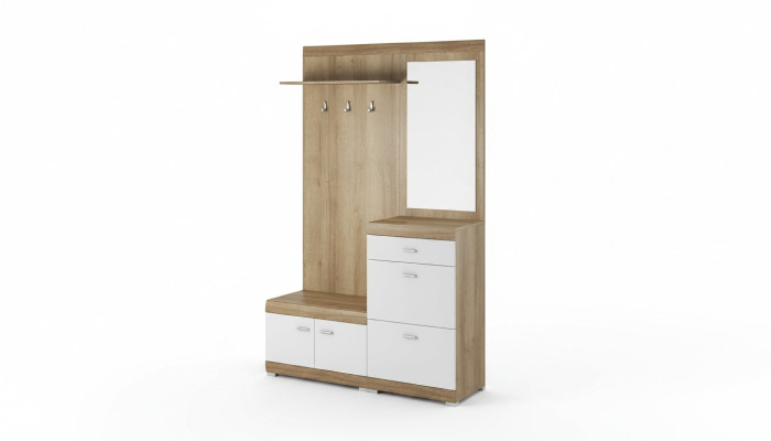 Wardrobe Wardrobe Set Hallway Foyer Set Storage Cabinet Door New