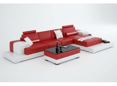 Exclusive Elegant L-Shaped Corner Sofa Red Design for Stylish Living Spaces